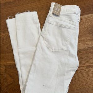 Madewell skinny White Jeans